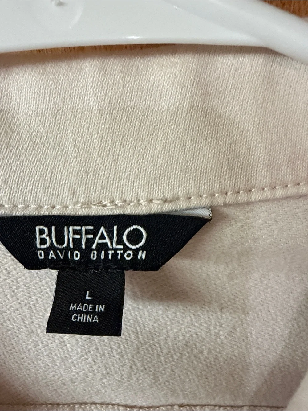 Buffalo Light Pink Jacket - Classic Button-Front - Picture 2 of 4